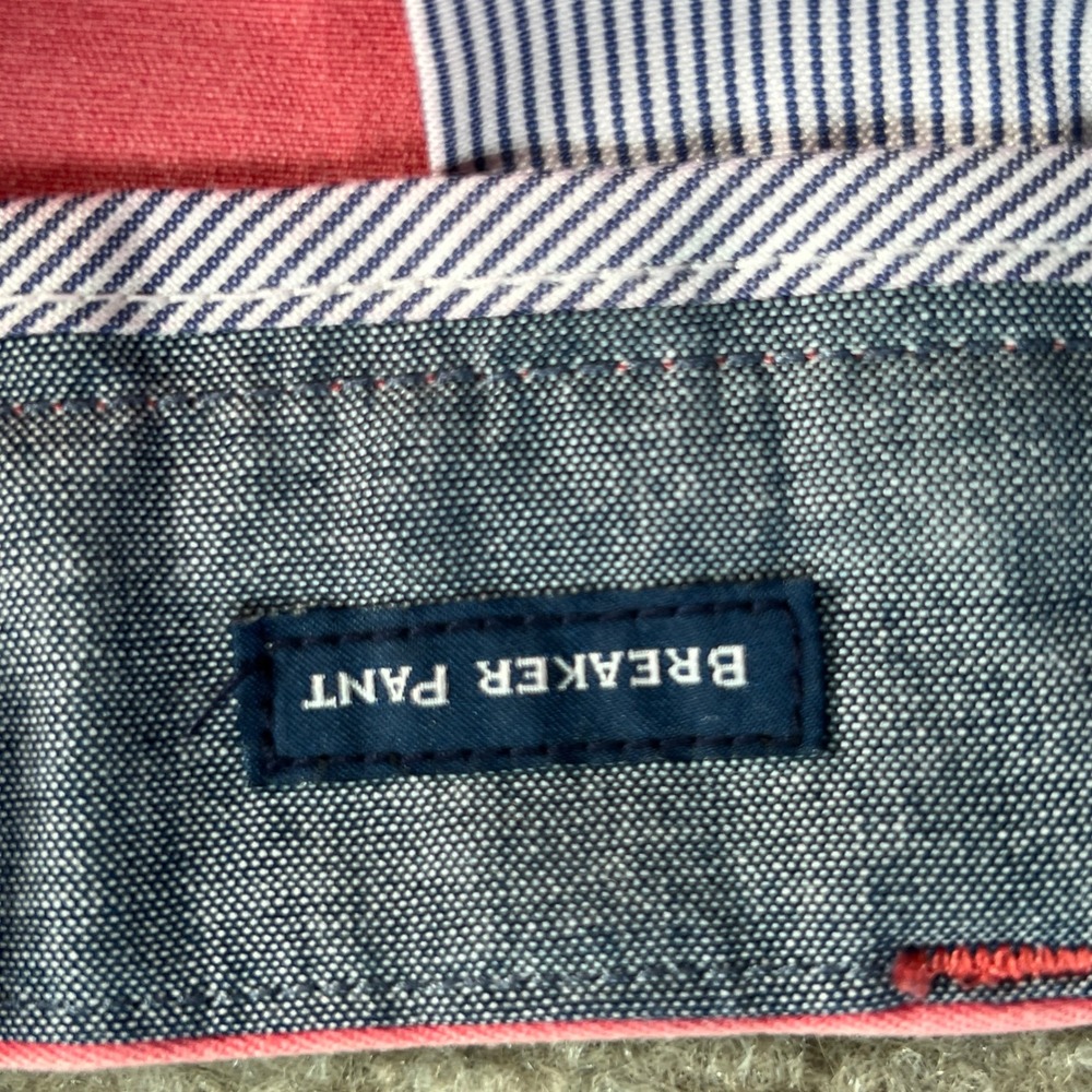 Vineyard Vines Mens Breaker Pant Pink Cotton Stretch Chino Trousers 36x30 - Picture 4 of 9